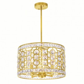 CWI Belinda 4 Light Chandelier With Champagne Finish