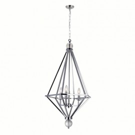 CWI Calista 3 Light Chandelier With Chrome Finish