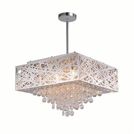 CWI Eternity 9 Light Chandelier With Chrome Finish