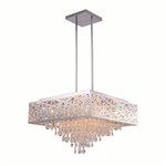 CWI Eternity 12 Light Chandelier With Chrome Finish