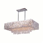 CWI Eternity 12 Light Chandelier With Chrome Finish