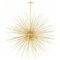 CWI Savannah 14 Light Chandelier With Gold Leaf Finish