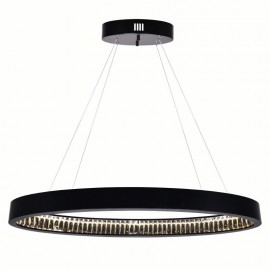 CWI Rosalina LED Chandelier With Matte Black Finish