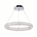 CWI Arielle LED Chandelier With Chrome Finish