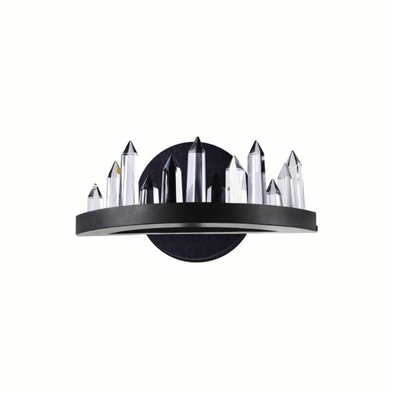 CWI Juliette LED Wall Sconce With Black Finish