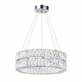CWI Madeline LED Chandelier With Chrome Finish