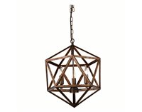 CWI Madeline LED Chandelier With Chrome Finish