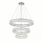 CWI Madeline LED Chandelier With Chrome Finish