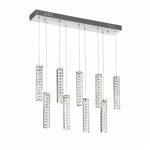 CWI Celina LED Chandelier With Chrome Finish