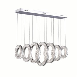 CWI Celina LED Chandelier With Chrome Finish