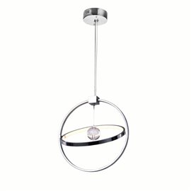 CWI Colette LED Chandelier With Chrome Finish