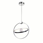 CWI Colette LED Chandelier With Chrome Finish