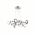 CWI Colette LED Chandelier With Chrome Finish