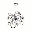 CWI Colette LED Chandelier With Chrome Finish