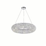 CWI Veronique 8 Light Chandelier With Chrome Finish