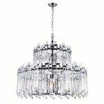 CWI Henrietta 12 Light Chandelier With Chrome Finish