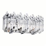 CWI Henrietta 3 Light Wall Sconce With Chrome Finish