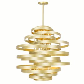 CWI Elizabetta 16 Light Chandelier With Gold Leaf Finish