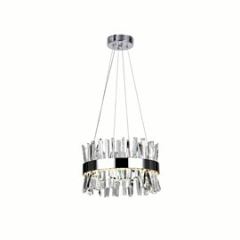 CWI Faye LED Chandelier With Chrome Finish