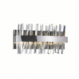 CWI Faye LED Wall Sconce With Chrome Finish