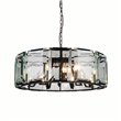 CWI Carolina LED Chandelier With Gold Leaf Finish