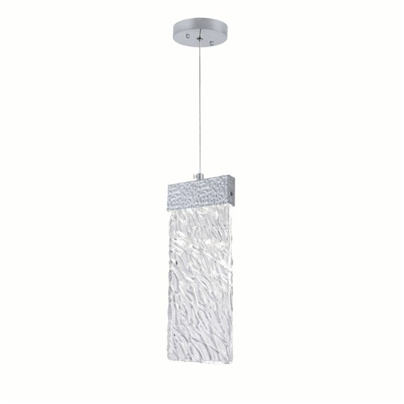 CWI Carolina LED Pendant With Pewter Finish