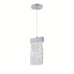 CWI Carolina LED Pendant With Pewter Finish