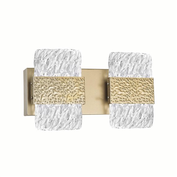 CWI Carolina LED Wall Sconce With Gold Leaf Finish