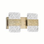 CWI Carolina LED Wall Sconce With Gold Leaf Finish