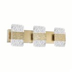 CWI Carolina LED Wall Sconce With Gold Leaf Finish