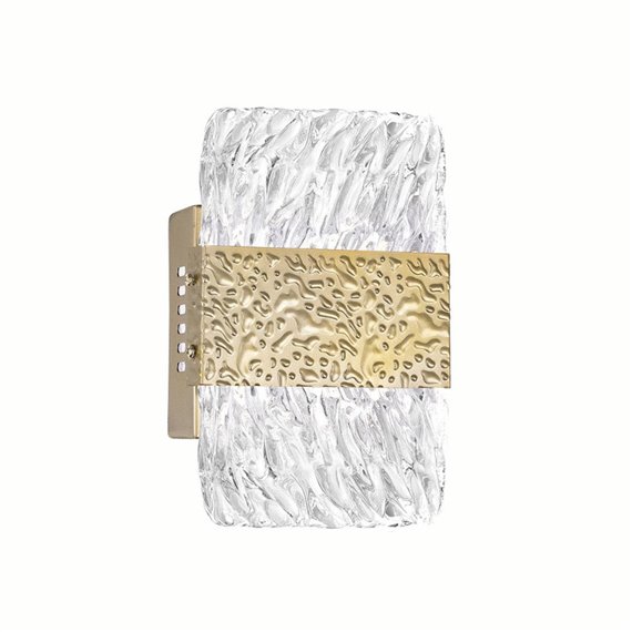 CWI Carolina LED Wall Sconce With Gold Leaf Finish