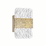 CWI Carolina LED Wall Sconce With Gold Leaf Finish