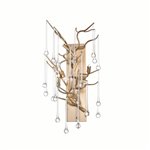 CWI Anita 3 Light Wall Sconce With Gold Leaf Finish