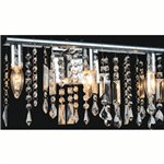 CWI Collar 28 Light Chandelier With Satin Gold Finish