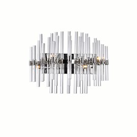 CWI Miroir 4 Light Vanity Light With Polished Nickel Finish