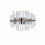 CWI Miroir 4 Light Vanity Light With Polished Nickel Finish