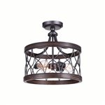 CWI Elementary 1 Light Down Pendant With Pearl Gold Finish