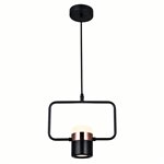 CWI Moxie LED Down Mini Pendant With Black Finish