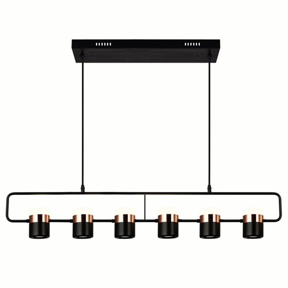 CWI Moxie LED Pool Table Light With Black Finish