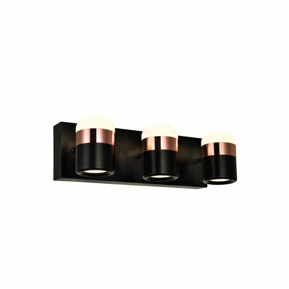 CWI Moxie LED Vanity Light With Black Finish