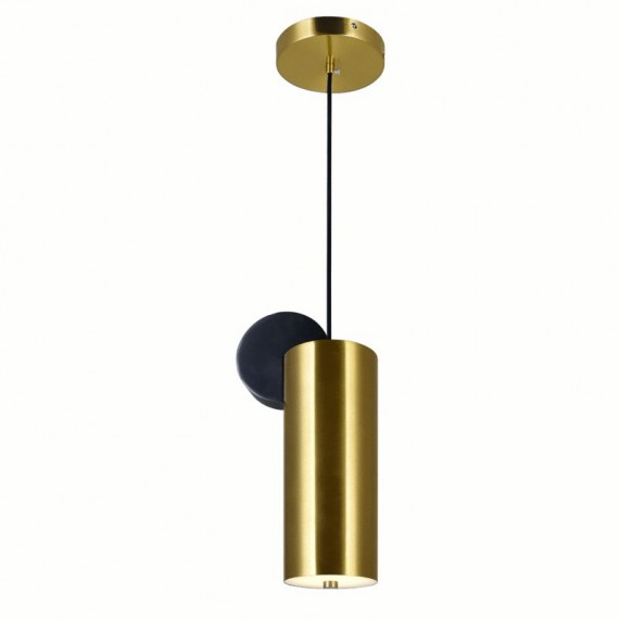 CWI Saleen LED Mini Pendant With Brass+Black Finish