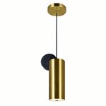 CWI Saleen LED Mini Pendant With Brass+Black Finish