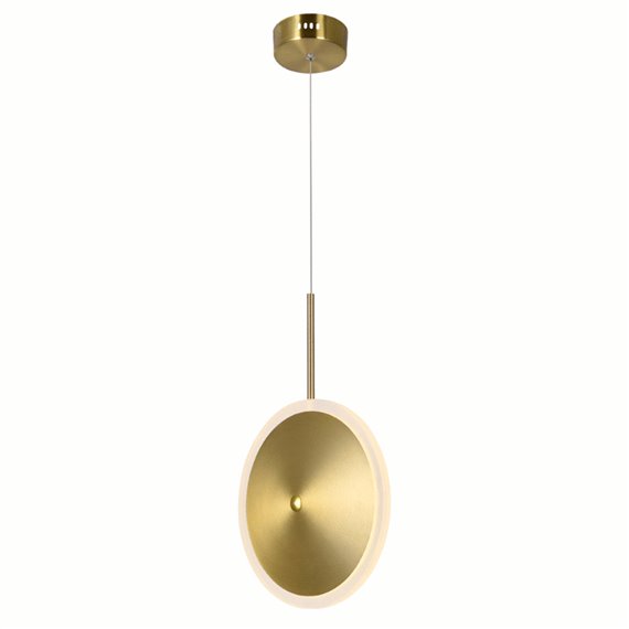 CWI Ovni LED Mini Pendant With Brass Finish