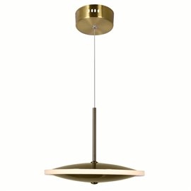 CWI Ovni LED Mini Pendant With Brass Finish