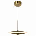 CWI Ovni LED Mini Pendant With Brass Finish