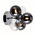 CWI Pallocino 3 Light Sconce With Chrome Finish