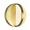 CWI Tranche LED Sconce With Brushed Brass Finish