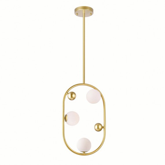 CWI Celeste 3 Light Mini Pendant With Medallion Gold Finish