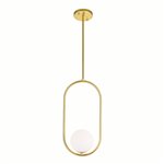 CWI Celeste 1 Light Mini Pendant With Medallion Gold Finish