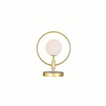 CWI Celeste 1 Light Lamp With Medallion Gold Finish